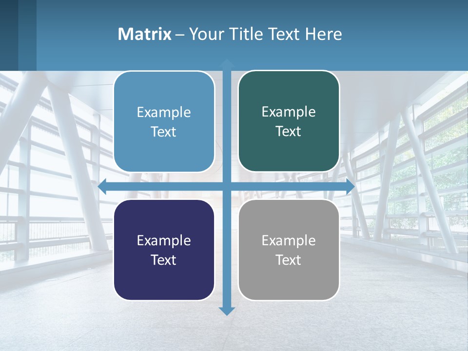 A Tunnel With A Light At The End Of It PowerPoint Template