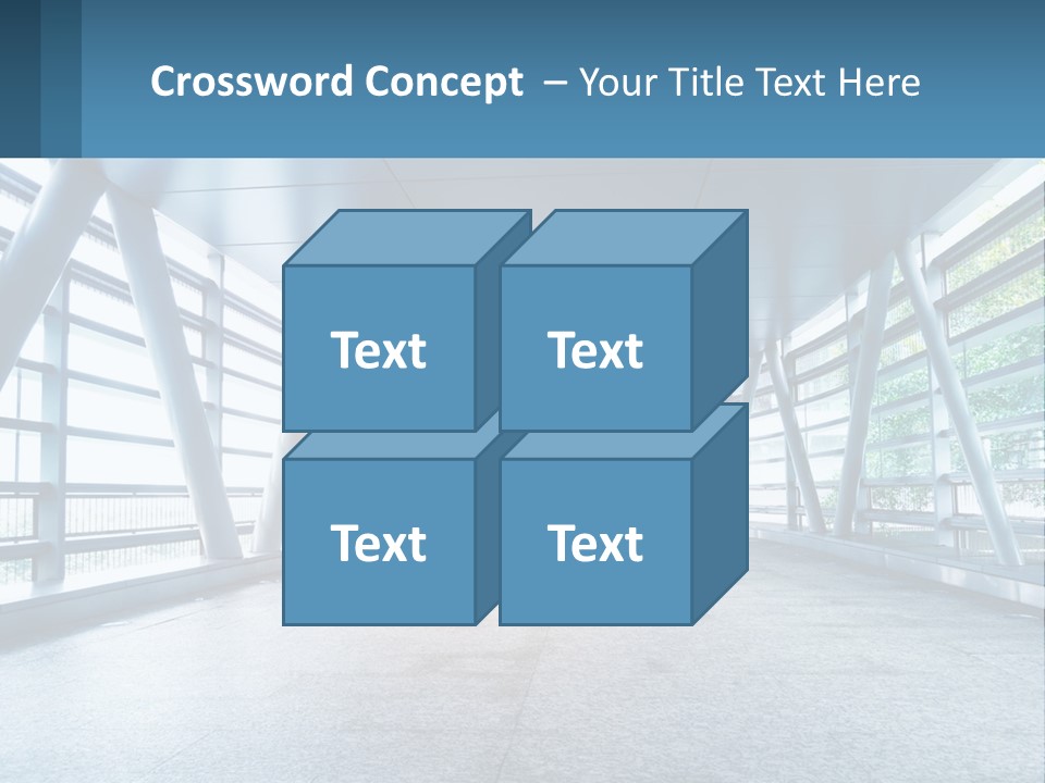 A Tunnel With A Light At The End Of It PowerPoint Template