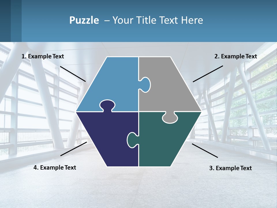 A Tunnel With A Light At The End Of It PowerPoint Template