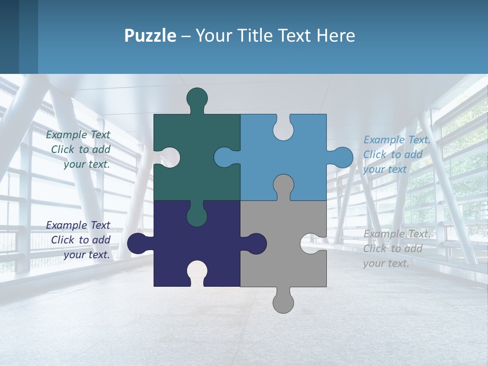 A Tunnel With A Light At The End Of It PowerPoint Template