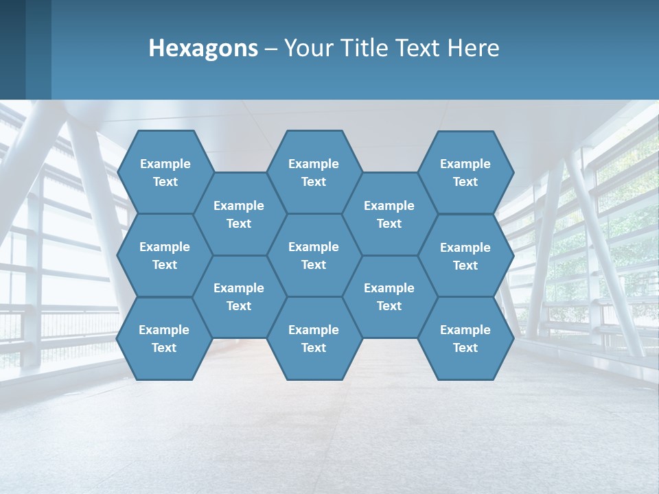 A Tunnel With A Light At The End Of It PowerPoint Template