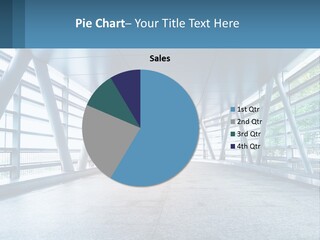 A Tunnel With A Light At The End Of It PowerPoint Template