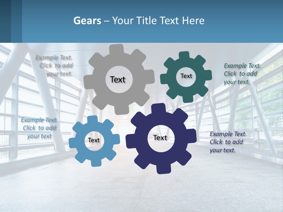A Tunnel With A Light At The End Of It PowerPoint Template
