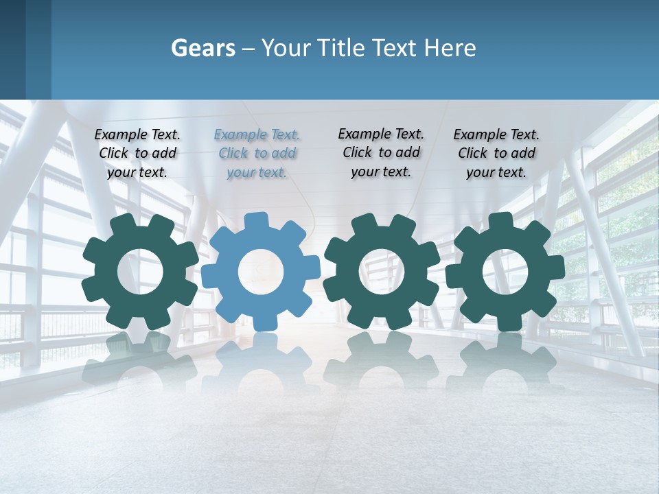 A Tunnel With A Light At The End Of It PowerPoint Template