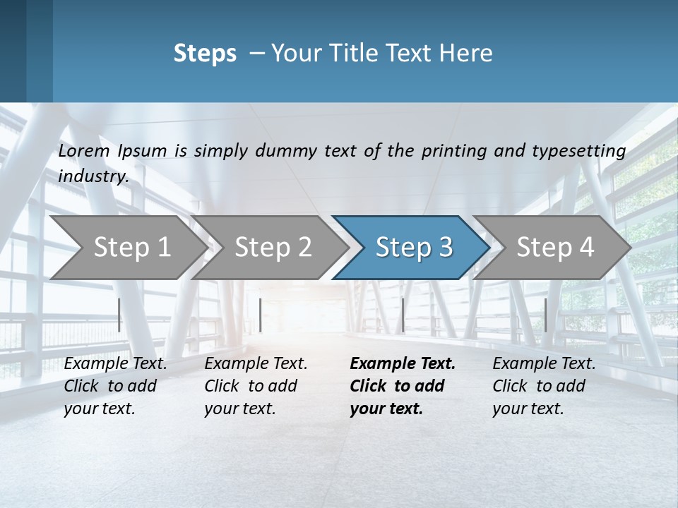 A Tunnel With A Light At The End Of It PowerPoint Template