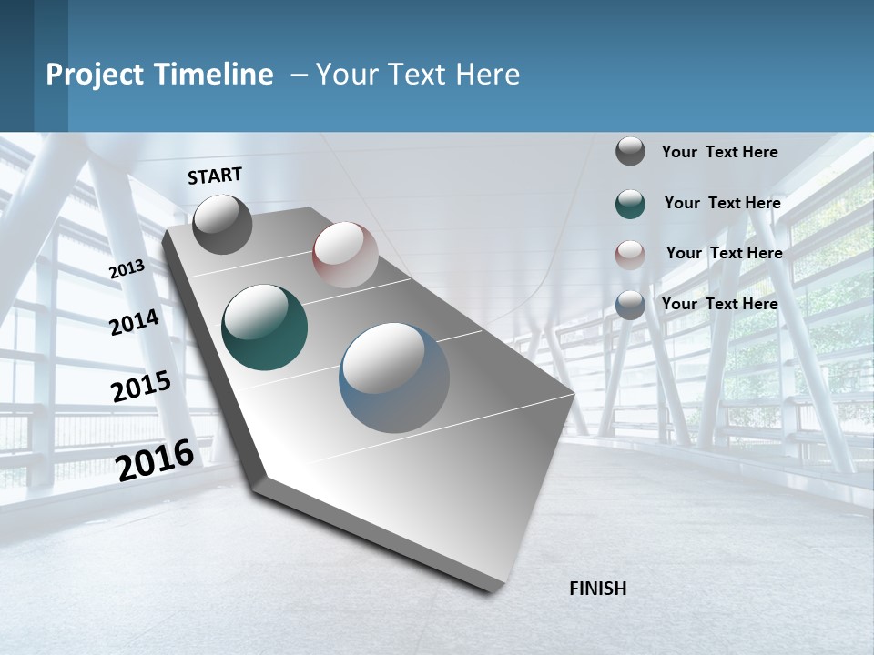 A Tunnel With A Light At The End Of It PowerPoint Template