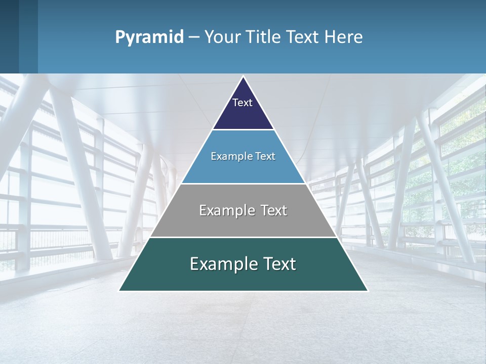 A Tunnel With A Light At The End Of It PowerPoint Template