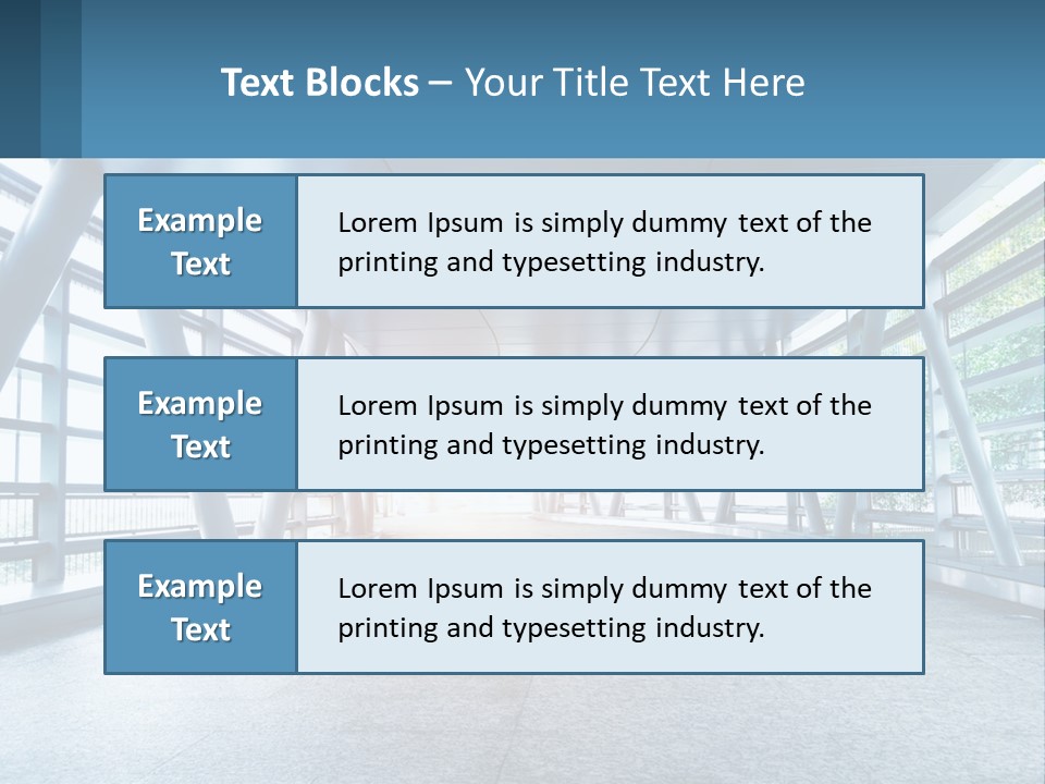 A Tunnel With A Light At The End Of It PowerPoint Template