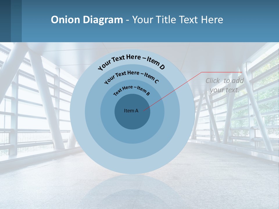 A Tunnel With A Light At The End Of It PowerPoint Template