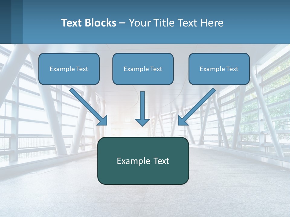 A Tunnel With A Light At The End Of It PowerPoint Template