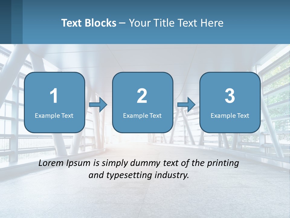 A Tunnel With A Light At The End Of It PowerPoint Template