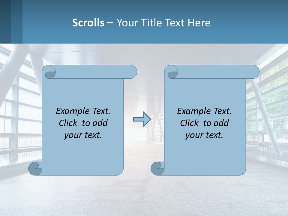 A Tunnel With A Light At The End Of It PowerPoint Template