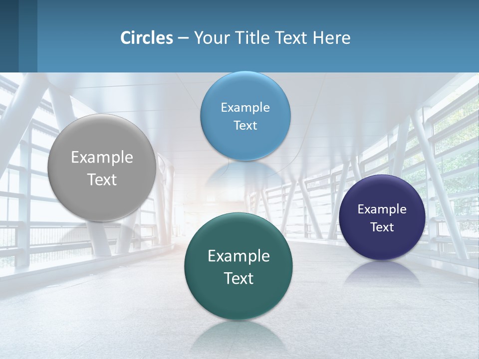 A Tunnel With A Light At The End Of It PowerPoint Template