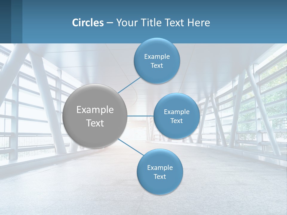 A Tunnel With A Light At The End Of It PowerPoint Template