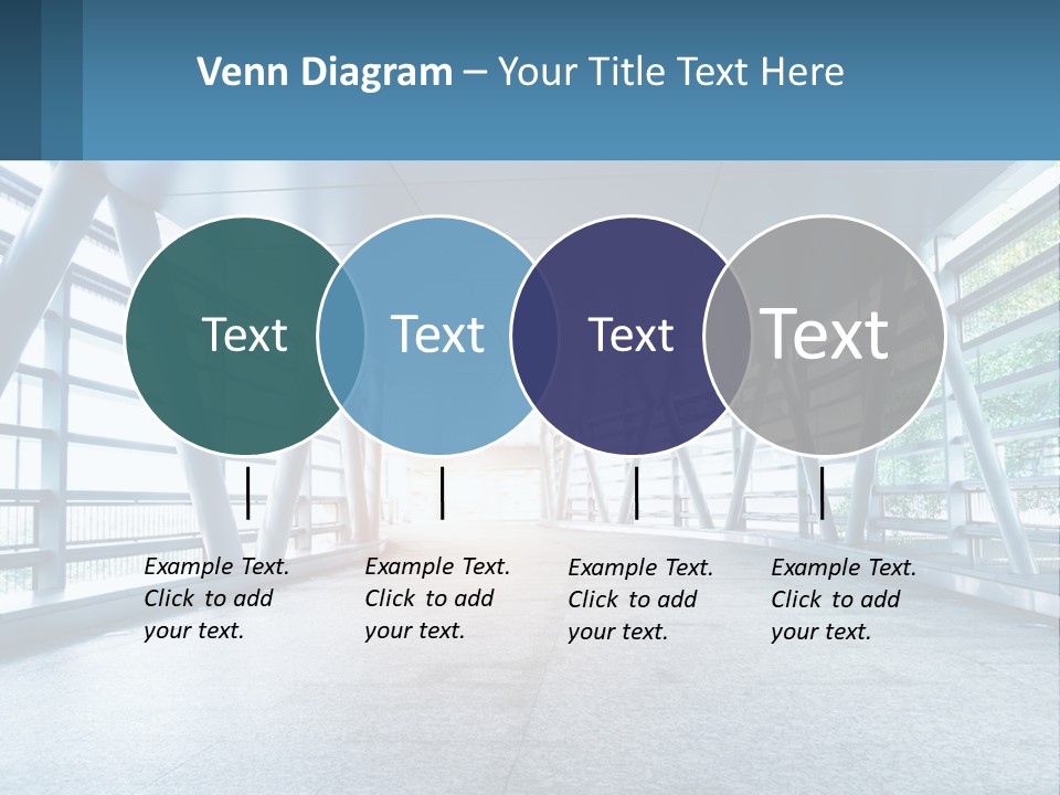 A Tunnel With A Light At The End Of It PowerPoint Template