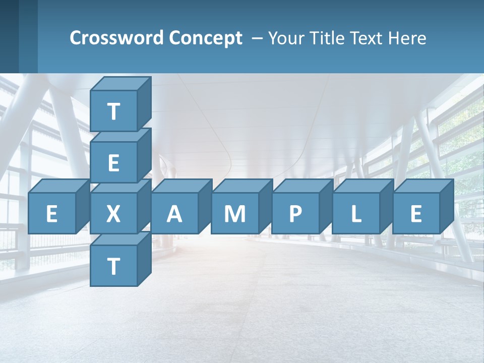 A Tunnel With A Light At The End Of It PowerPoint Template