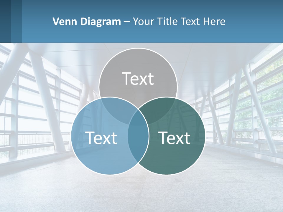 A Tunnel With A Light At The End Of It PowerPoint Template