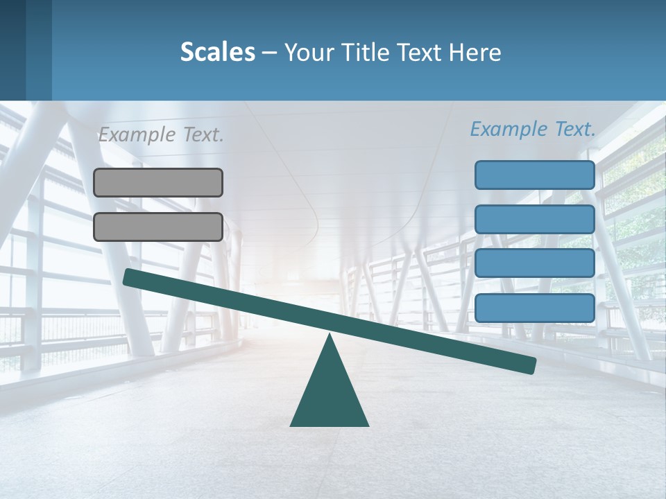 A Tunnel With A Light At The End Of It PowerPoint Template