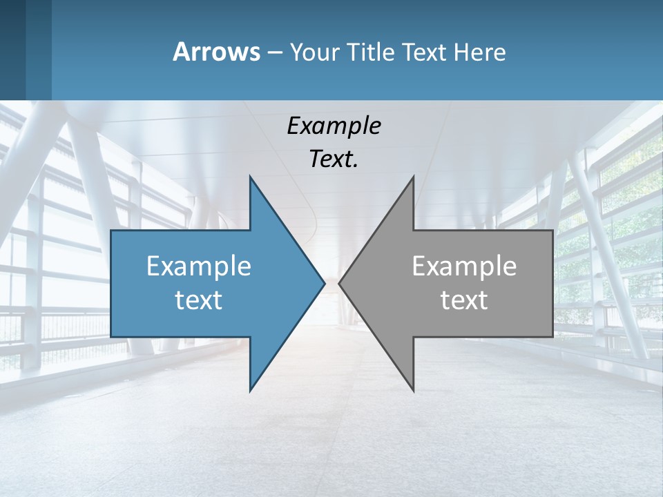 A Tunnel With A Light At The End Of It PowerPoint Template