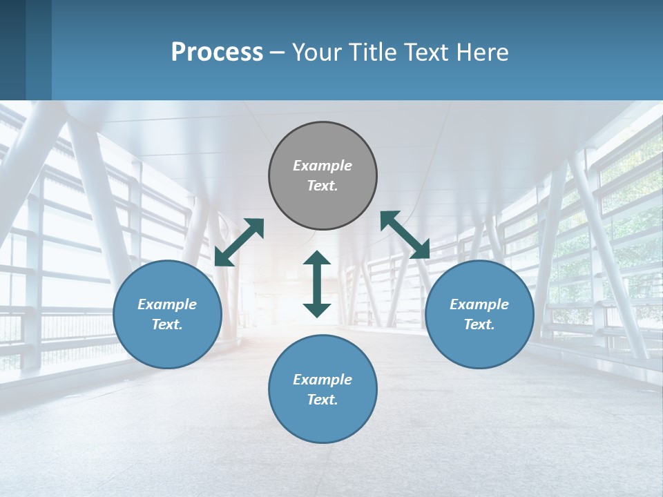 A Tunnel With A Light At The End Of It PowerPoint Template