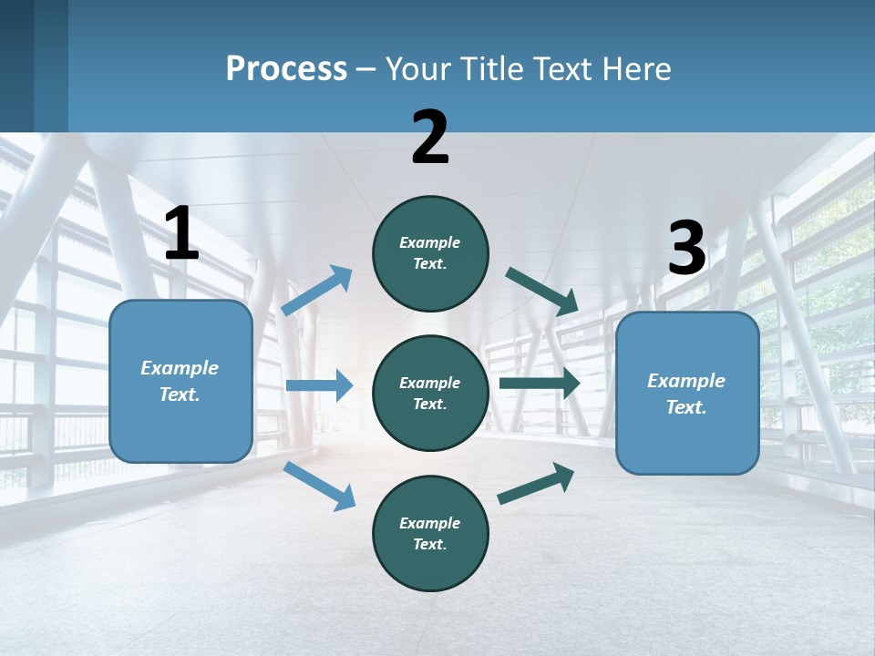 A Tunnel With A Light At The End Of It PowerPoint Template