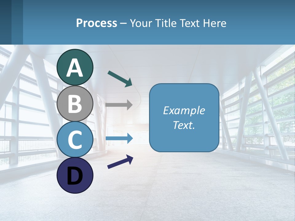 A Tunnel With A Light At The End Of It PowerPoint Template