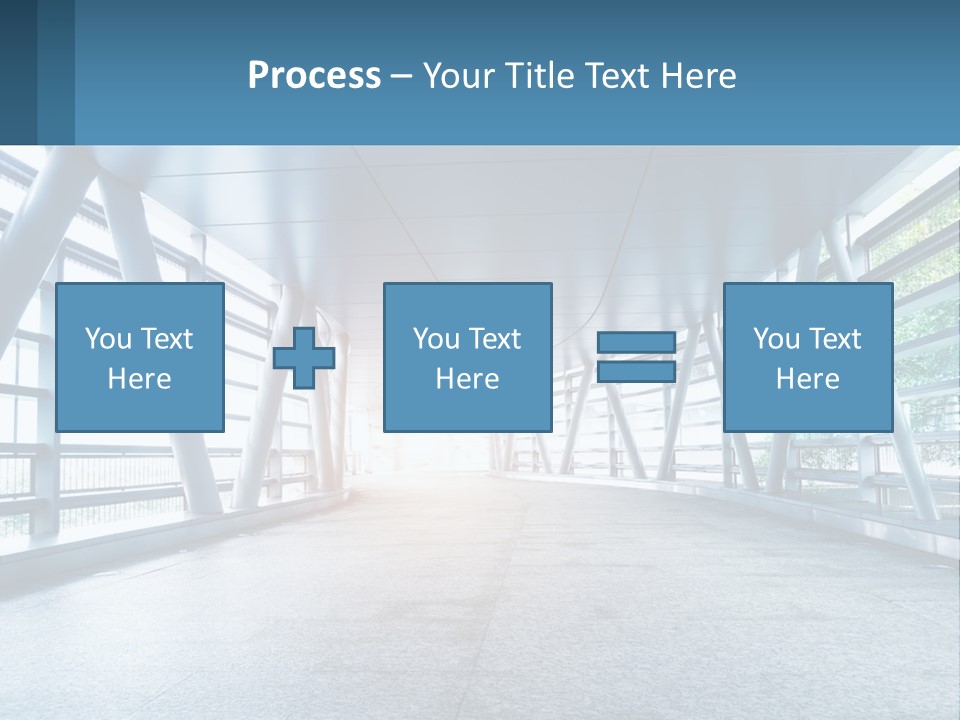 A Tunnel With A Light At The End Of It PowerPoint Template