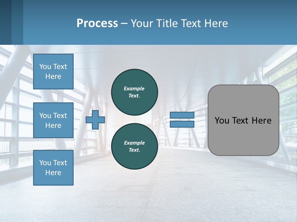 A Tunnel With A Light At The End Of It PowerPoint Template