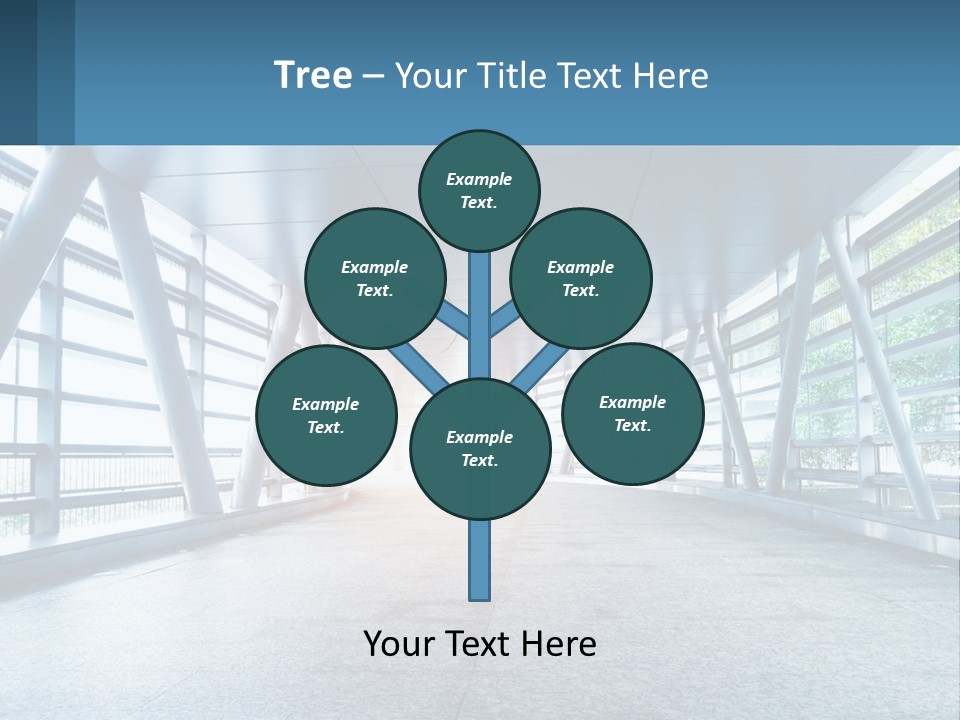A Tunnel With A Light At The End Of It PowerPoint Template