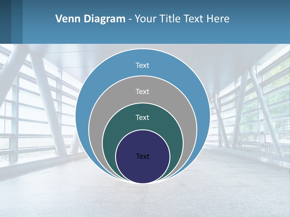 A Tunnel With A Light At The End Of It PowerPoint Template