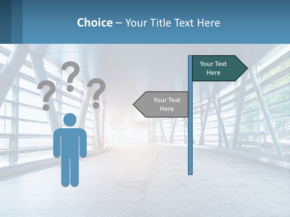 A Tunnel With A Light At The End Of It PowerPoint Template