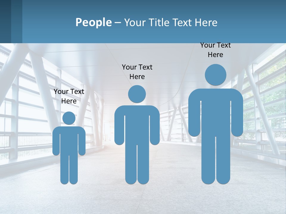 A Tunnel With A Light At The End Of It PowerPoint Template