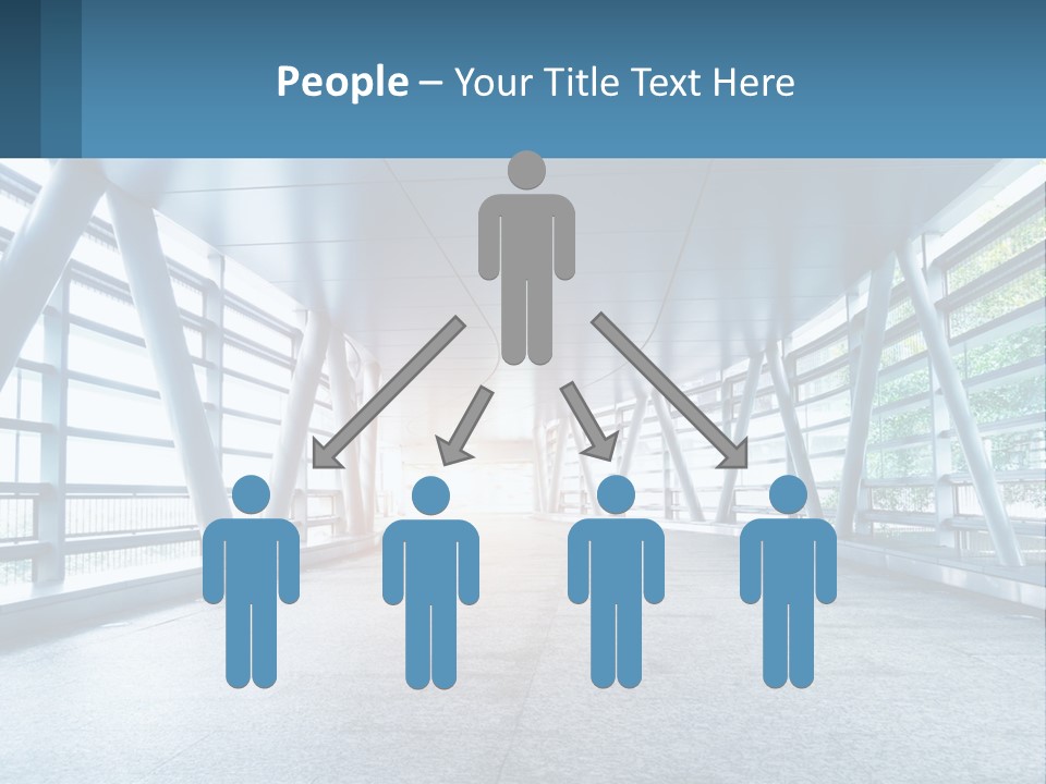 A Tunnel With A Light At The End Of It PowerPoint Template