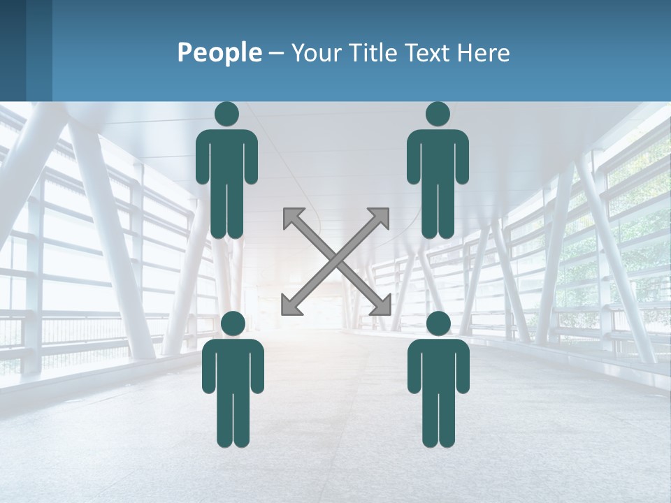 A Tunnel With A Light At The End Of It PowerPoint Template