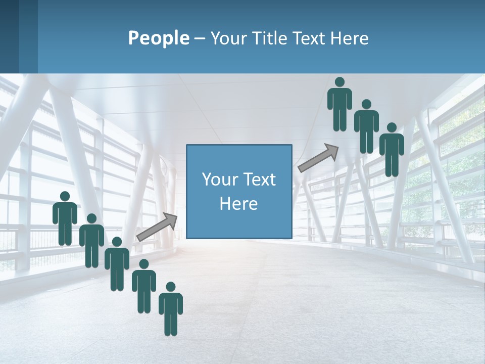 A Tunnel With A Light At The End Of It PowerPoint Template