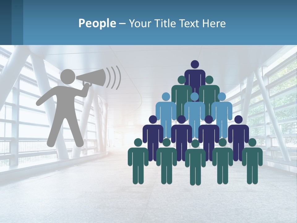 A Tunnel With A Light At The End Of It PowerPoint Template