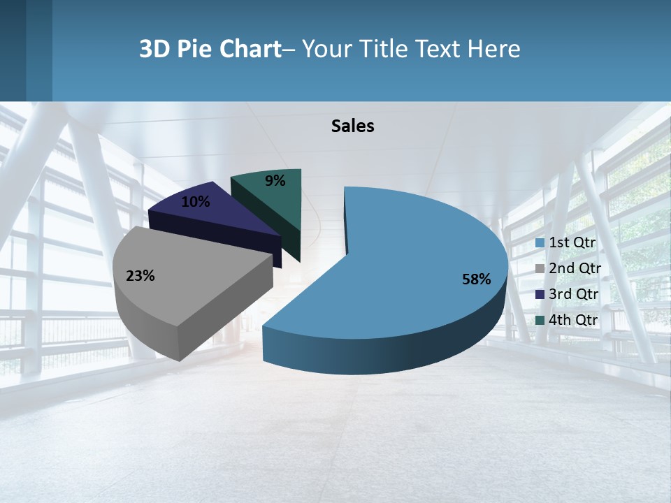 A Tunnel With A Light At The End Of It PowerPoint Template
