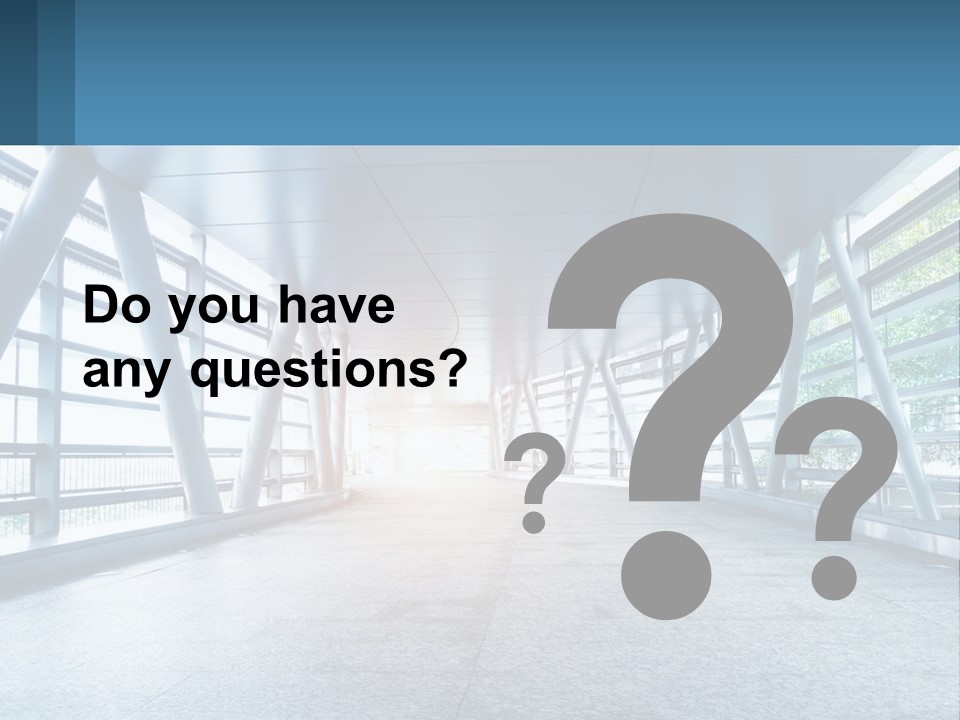 A Tunnel With A Light At The End Of It PowerPoint Template