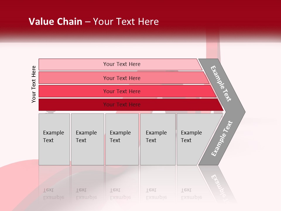 A Person Standing On Top Of A Red Arrow PowerPoint Template