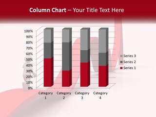 A Person Standing On Top Of A Red Arrow PowerPoint Template