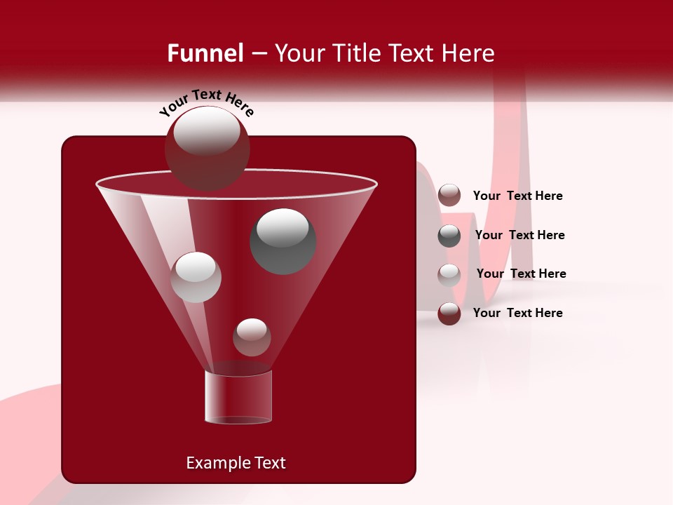 A Person Standing On Top Of A Red Arrow PowerPoint Template