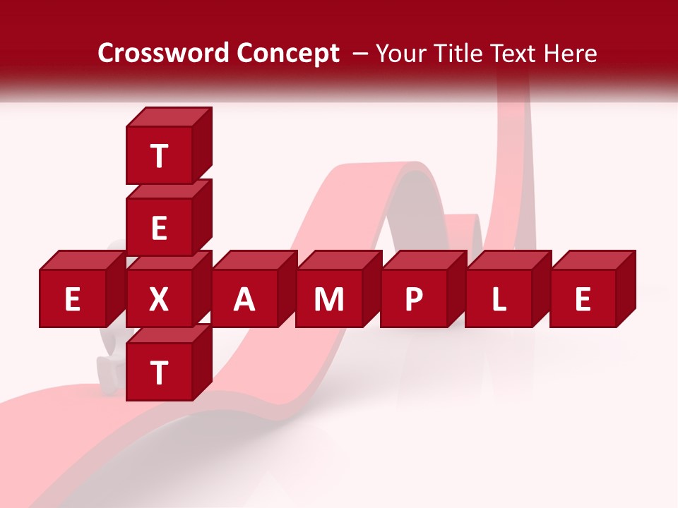 A Person Standing On Top Of A Red Arrow PowerPoint Template