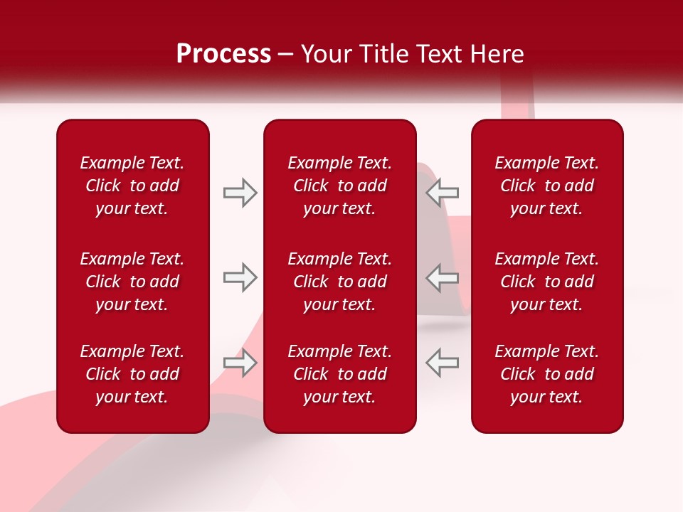 A Person Standing On Top Of A Red Arrow PowerPoint Template