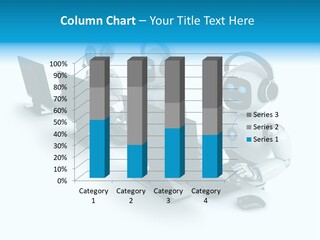 A Group Of Robots Sitting In Front Of Computers PowerPoint Template