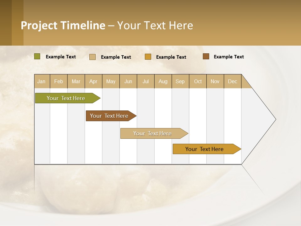 A White Plate Topped With Food Covered In Sauce PowerPoint Template