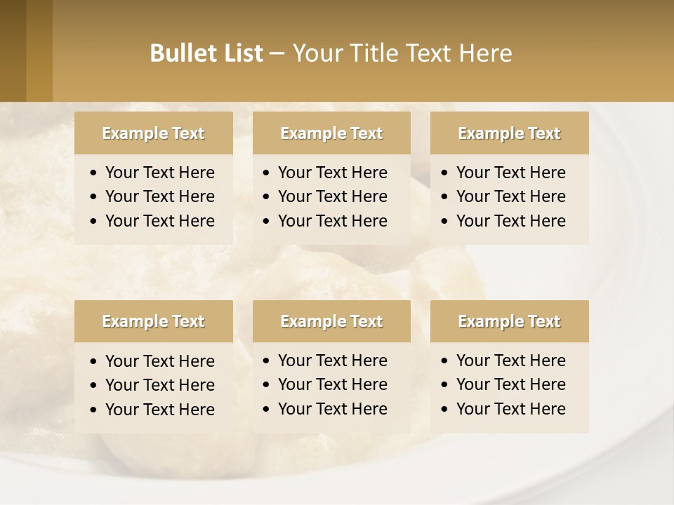 A White Plate Topped With Food Covered In Sauce PowerPoint Template