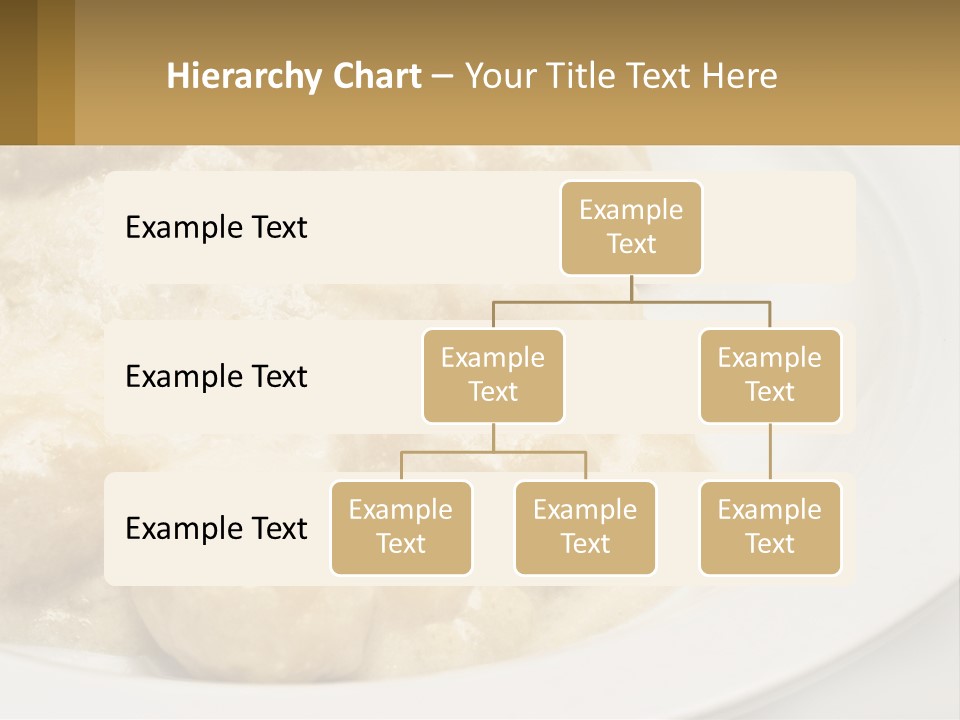 A White Plate Topped With Food Covered In Sauce PowerPoint Template