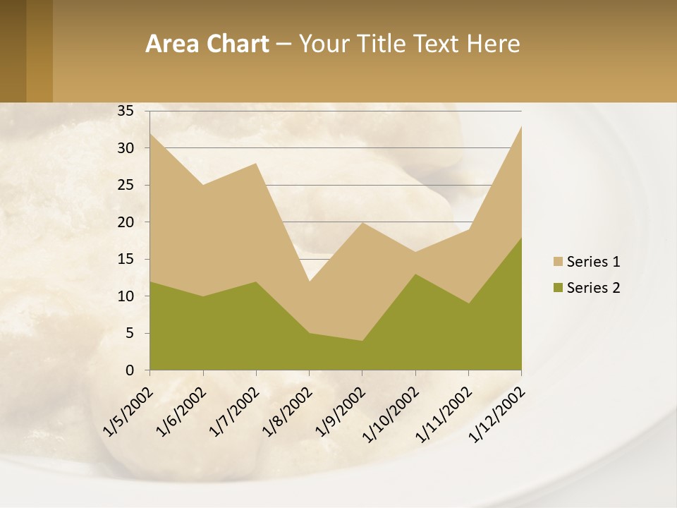 A White Plate Topped With Food Covered In Sauce PowerPoint Template
