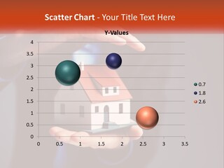 A Person Holding A Small Model House In Their Hands PowerPoint Template