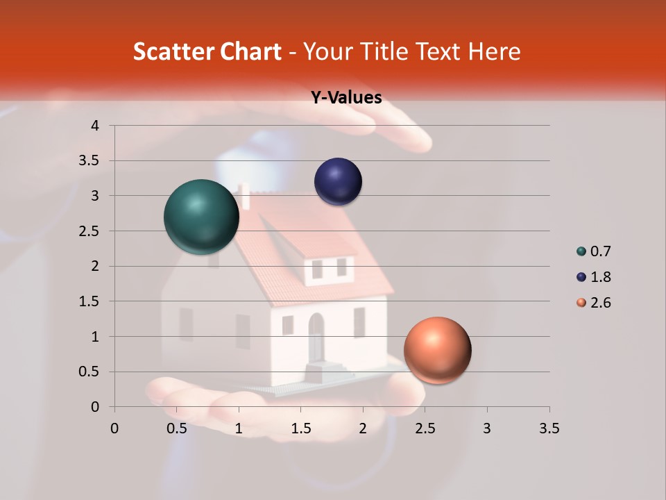 A Person Holding A Small Model House In Their Hands PowerPoint Template
